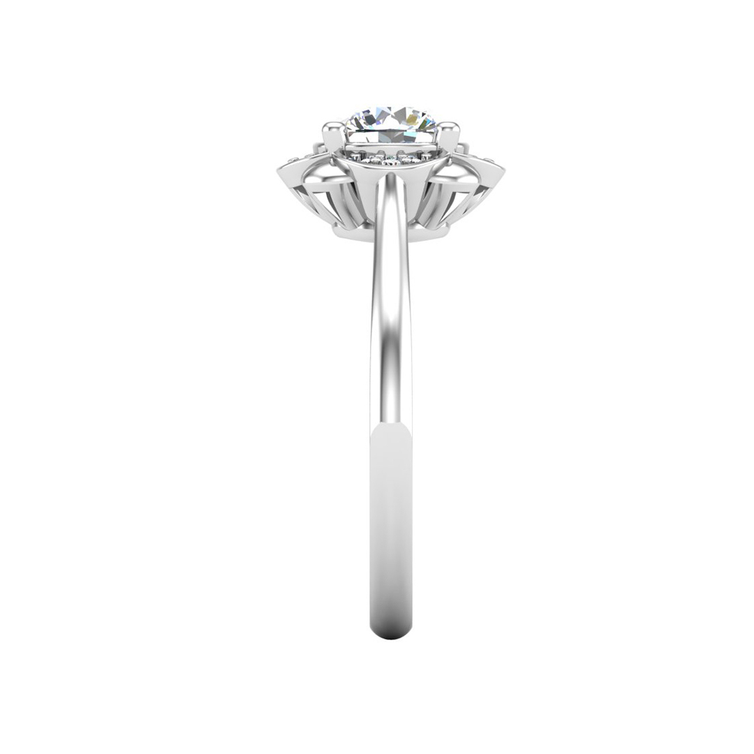 Mariah Halo Engagement Ring